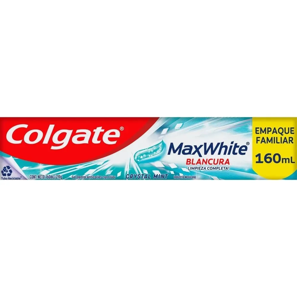 Pasta Dental Colgate Max White Complete Clean – 160 ml