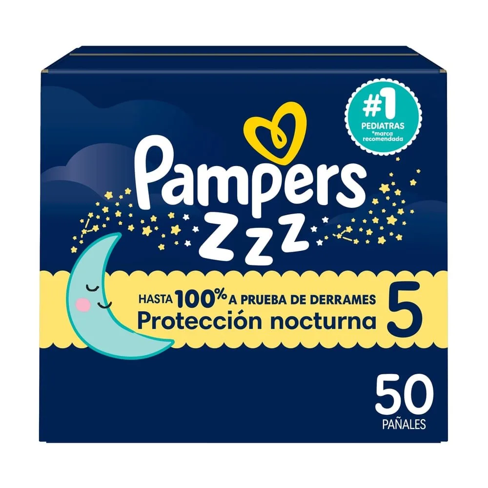 Pañales Desechables Pampers Zzz Etapa 5 – 50 Unidades