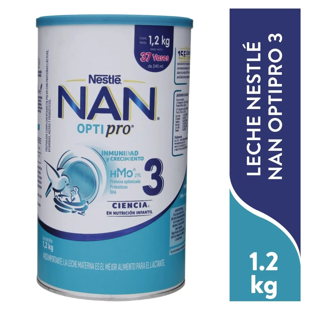 Fórmula para bebé Nan 3 Optipro -1200 g