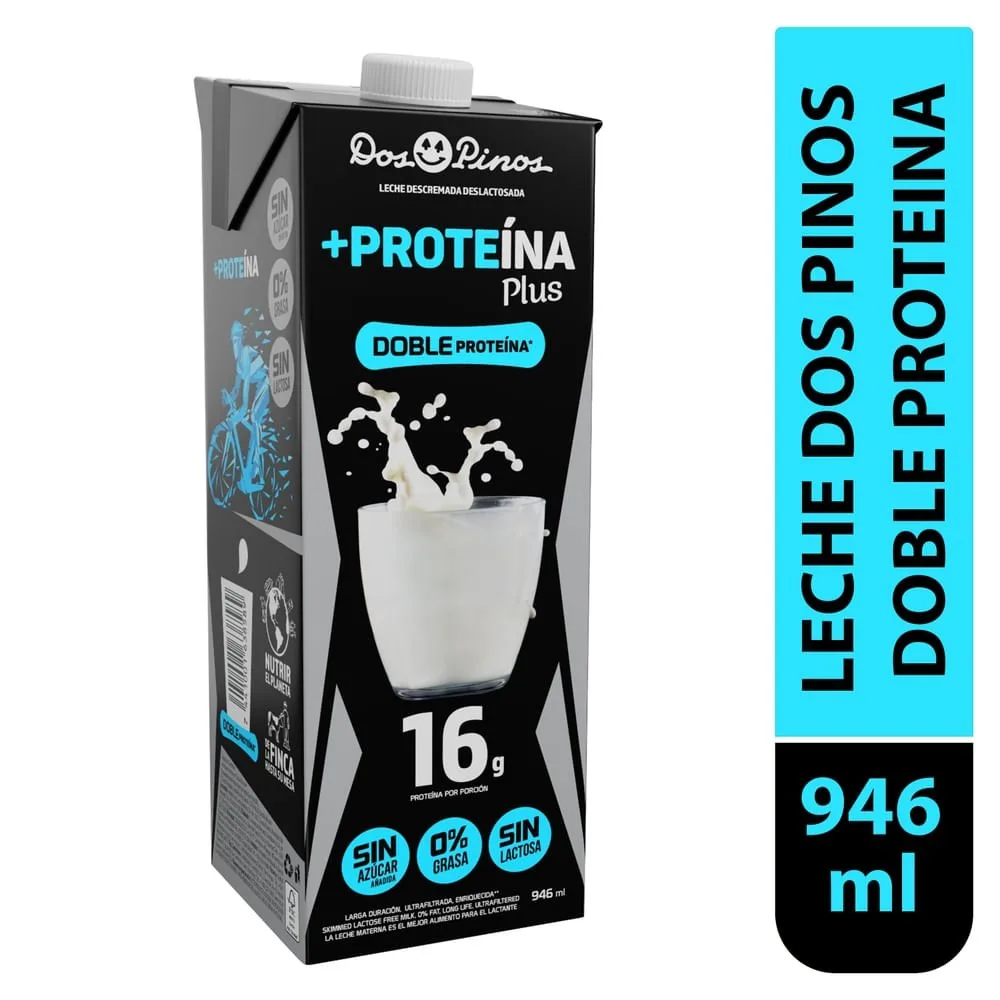 Leche Dos Pinos Uht Delactomy Doble Proteina – 946 ml