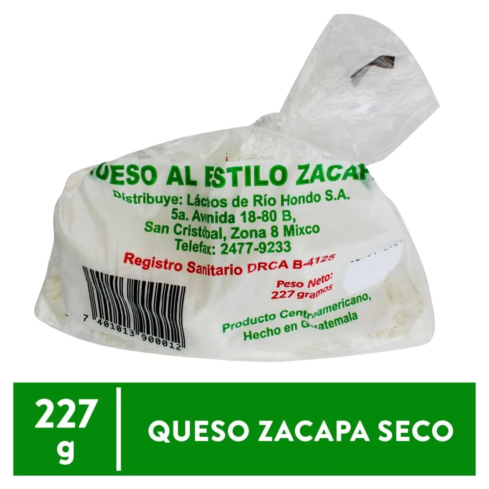 Queso Seco Al Estilo Zacapa – 227 g